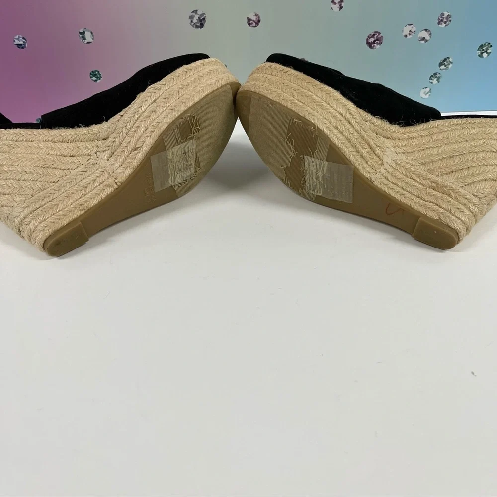🌴 SUEDE LEATHER ESPADRILLE PLATFORM SANDALS
